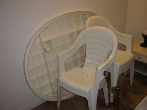 sedie e tavolo balcone